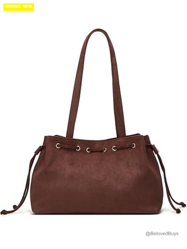 Slouchy Suede Hobo Bucket Bag Crescent Crossbody Shoulder Purse Tote